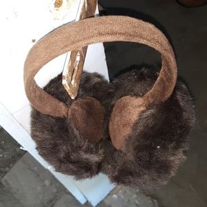 Brown ear muffs
